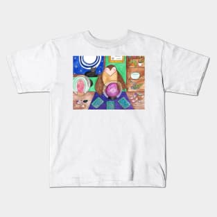 Tarot Owl Kids T-Shirt